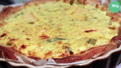 Quiche poireaux st jacques