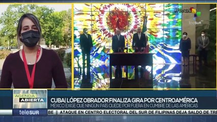 AMLO finaliza en la Habana su recorrido por Centroamérica