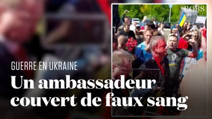 Un ambassadeur russe aspergé de faux sang en Pologne