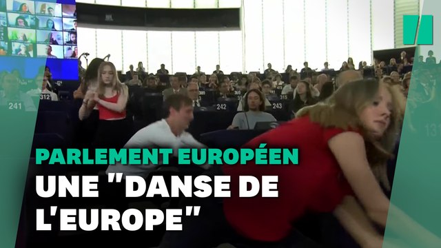 Ces jeunes ont dansé l'Europe avant le discours de Macron au Parlement européen