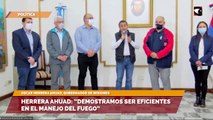 Herrera Ahuad: “Demostramos ser eficientes en el manejo del fuego”