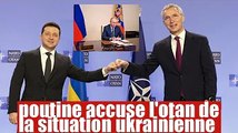 Ukraine: Vladimir Poutine fustige l’OTAN