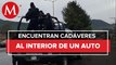Fiscalía de Michoacán halla 6 cuerpos ejecutados dentro de un Vehículo