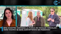 Rita Maestre continúa la purga de vocales ‘díscolos’: «Más Madrid se está convirtiendo en Podemos»