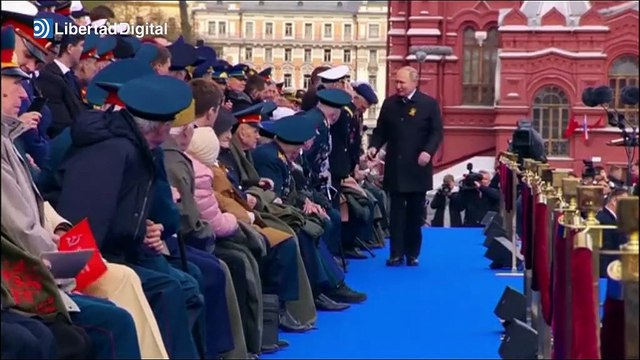 Putin disfruta del desfile militar del Día de la Victoria en Moscú en plena invasión de Ucrania