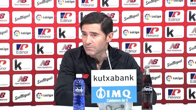 Marcelino: Prefiero jugar contra un equipo que venga de perder que contra un equipo que venga de ganar