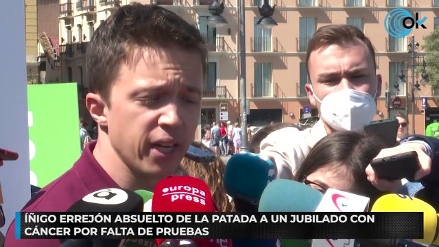 Íñigo Errejón absuelto de la patada a un jubilado con cáncer por falta de pruebas
