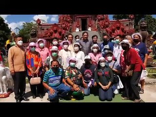 ศรีสะเกษ ผู้ว่าอุดรมีชัย กัมพูชา กราบไหว้สรีระสังขารหลวงปู่สรวงชื่นชมวัดไพรพัฒนาสวยงามมาก