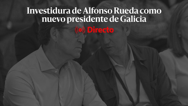 Investidura de Alfonso Rueda como sucesor de Feijóo en la Xunta de Galicia