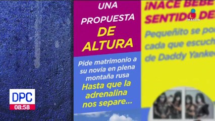 Pide matrimonio a su novia en plena montaña rusa