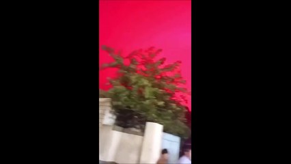 Quand le ciel devient rouge en Chine... inquiétant