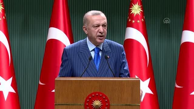 Cumhurbaşkanı Erdoğan: Düşük gelir grubundaki vatandaşlarımızı ev sahibi yapmaya yönelik sosyal konut projeleri için TOKİ'ye 30 milyar liralık...