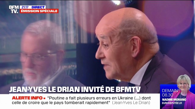 Guerre en Ukraine: Il faut surtout que la Russie ne gagne pas , affirme Jean-Yves Le Drian