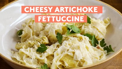 Serve Homemade Fettuccine With This Cheesy Artichoke Sauce