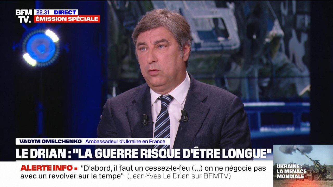 Vadym Omelchenko, ambassadeur d'Ukraine en France: "Nous nous préparons pour cette guerre longue"