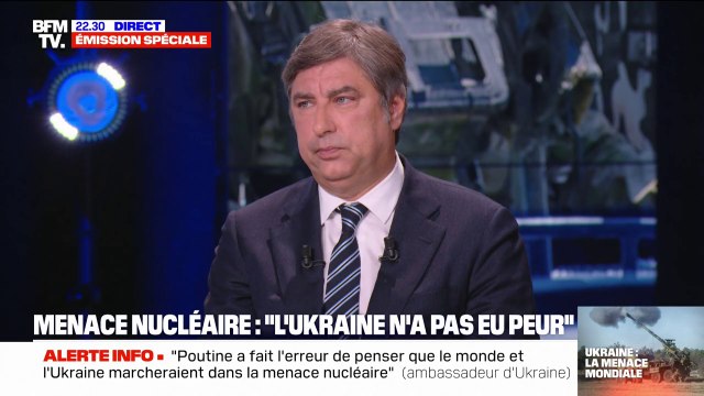 Il est hors de question de céder quelconque territoire à la Russie, affirme l'ambassadeur d'Ukraine en France