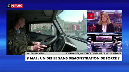 Valérie Lecasble sur le défilé militaire russe : «On a vu un Vladimir Poutine tout seul»