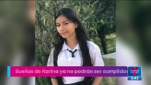 Karina envió una foto de su presunto agresor antes de morir