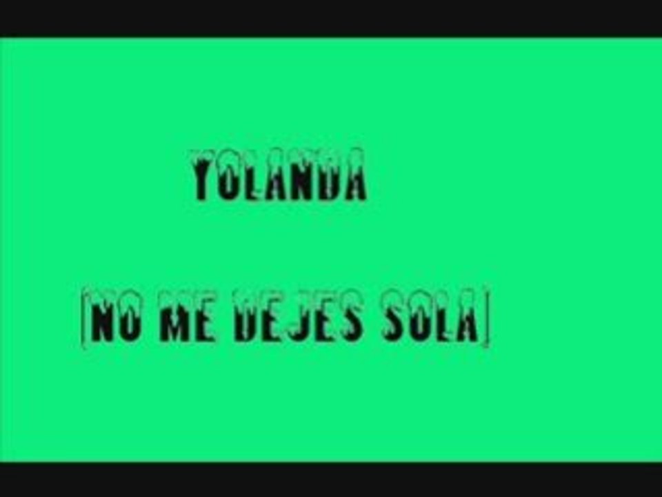 Yolanda (Pepe El Boleco)