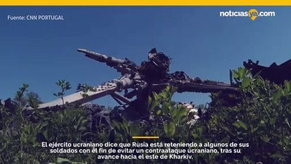 Download Video: El ejército ucraniano dice que Rusia está reteniendo algunas de sus fuerzas para evitar un contraataque ucraniano que ha avanzado al este de Kharkiv.