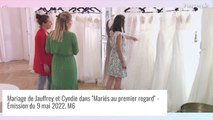 Mariés au premier regard : Cyndie ose une robe très décolletée pour son mariage avec Jauffrey