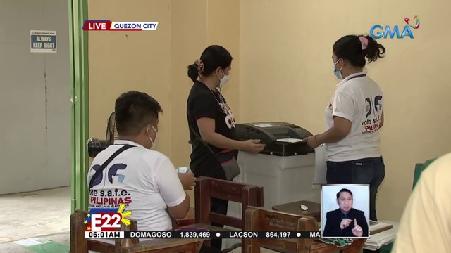 Presinto sa QC, nagfi-feed pa rin ng balota sa VCM | Eleksyon 2022