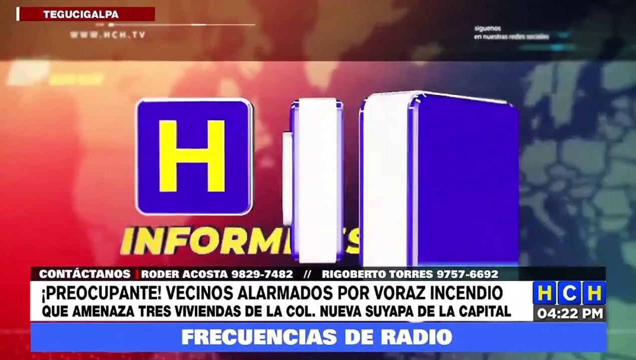 Fuerte incendio consume una vivienda en la colonia Nueva Suyapa de la capital