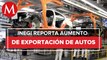 Exportación de autos repuntó 2.8% en abril, acumula dos meses con aumentos: Inegi