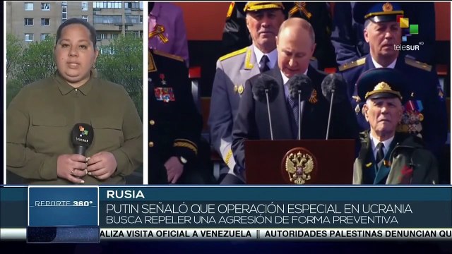 Pdte. Putin señaló que Operación Especial en Ucrania busca repeler una agresión de forma preventiva