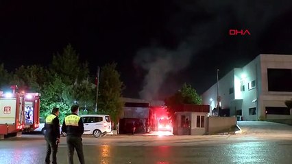 Son dakika haber | MANİSA'DA PALET FABRİKASINDA YANGIN