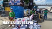 Removing of campaign materials starts today at Commonwealth Ave., Quezon City