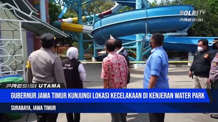 Gubernur Jatim, Menko PMK, Walikota Surabaya Jenguk Korban Waterpark
