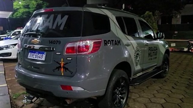 PM descobre ponto de tráfico de drogas em Boa Vista da Aparecida e homem é encaminhado para a Delegacia de Cascavel