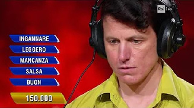 Ghigliottina amarissima per la nuova campionessa del quiz di Rai1 c'erano in palio 150 000€ E' stat0
