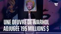 Un portrait de Marilyn Monroe par Andy Warhol adjugé 195 millions de dollars en 4 minutes seulement
