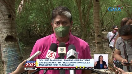 Sen. Pangilinan, sinabing hindi pa tapos ang bilangan at may mga tanong ... | Eleksyon 2022