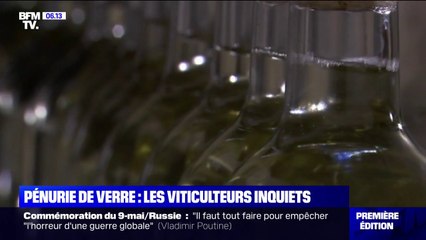 Avec la guerre en Ukraine, les viticulteurs peinent à se fournir en bouteilles en verre