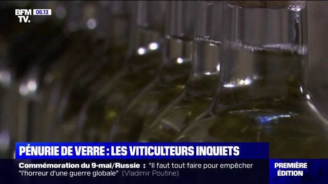 Avec la guerre en Ukraine, les viticulteurs peinent à se fournir en bouteilles en verre