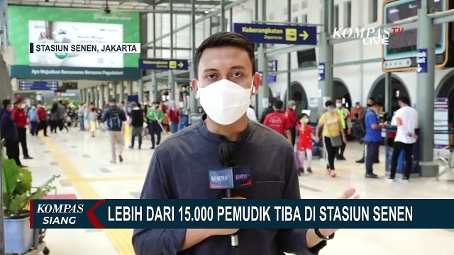 Sepekan Pasca Idul Fitri, Arus Balik di Stasiun Pasar Senen Masih Ramai
