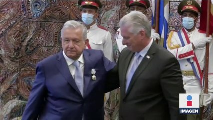 “Es un hombre honesto y trabajador”: López Obrador sobre presidente de Cuba