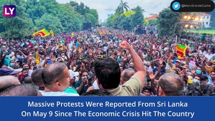 Mahinda Rajapaksa Resigns As Sri Lanka's Prime Minister, Protesters Allegedly Set Fire To His Ancestral Home In Hambantota