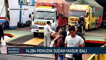 14.284 Pemudik Sudah Masuk Bali Via Padangbai