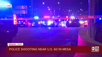 Man injured in police shooting near US 60 and Gilbert Road Monday night