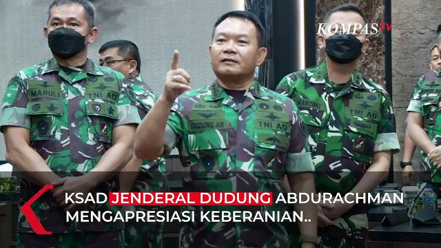 KSAD Jenderal Dudung Puji Aksi Dua Prajurit Kalahkan Komplotan Begal di Jaksel