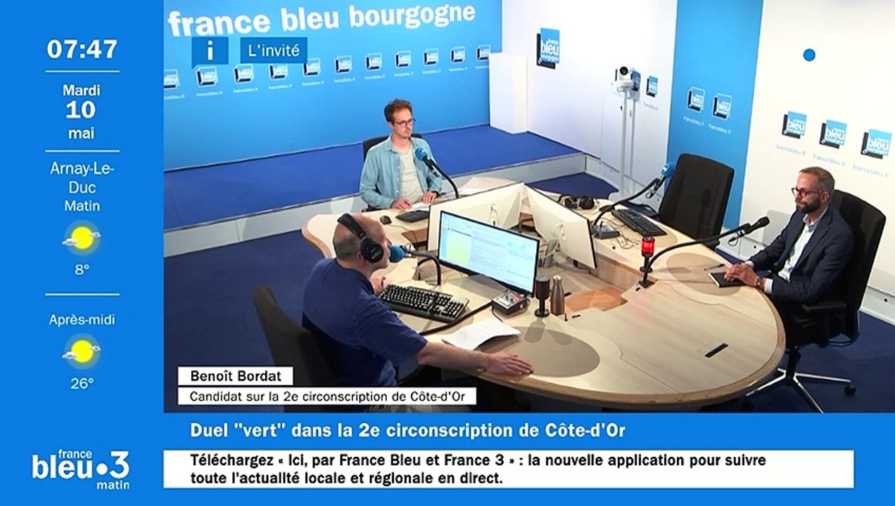 Benoit Bordat, adjoint au maire de Dijon, est l'invité de France Bleu Bourgogne