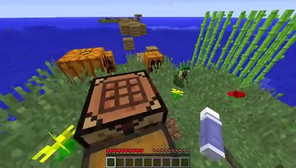 Surviving on an ISLAND with Baby Long Legs in Minecraft Poppy Playtime