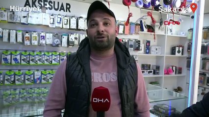 İş yerinden 10 bin TL'lik telefon hırsızlığı kamerada