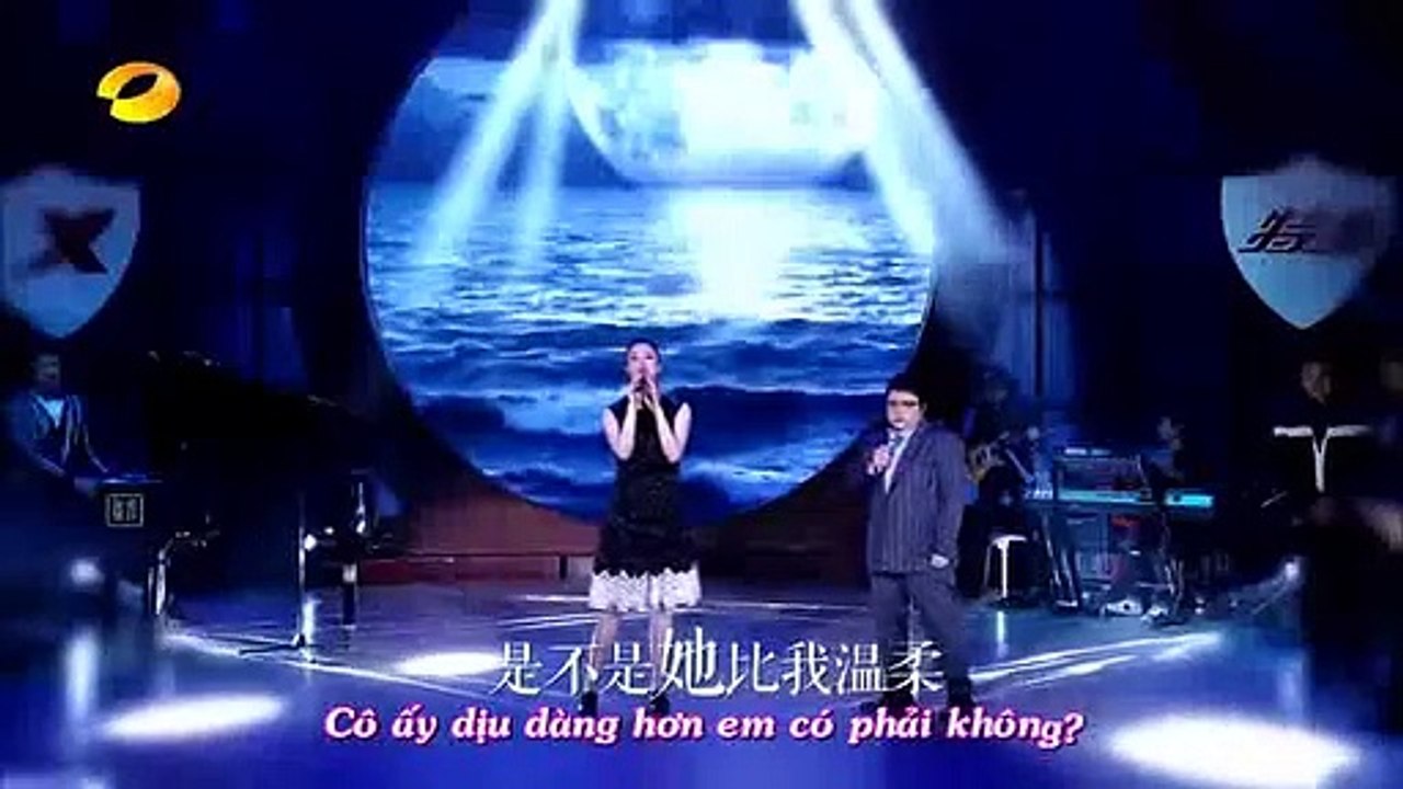 VietSub 20150217 Na Phiến Hải(Bờ Biển Đó)-Tưởng Hân ft Hàn Hồng live
