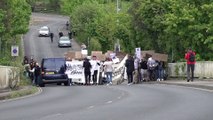 Pictures from Arthur Hoelscher-Ermert protest at Sussex Police headquarters