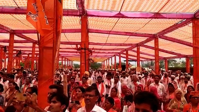 जेपी नड्डा के साथ मंच पर राजे और पूनिया दिखे एक मंच पर, कर दिया ये बड़ा एलान